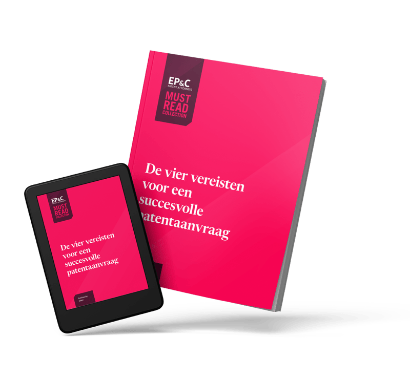 De vier vereisten voor een succesvolle patentaanvraag ebook mock up-1