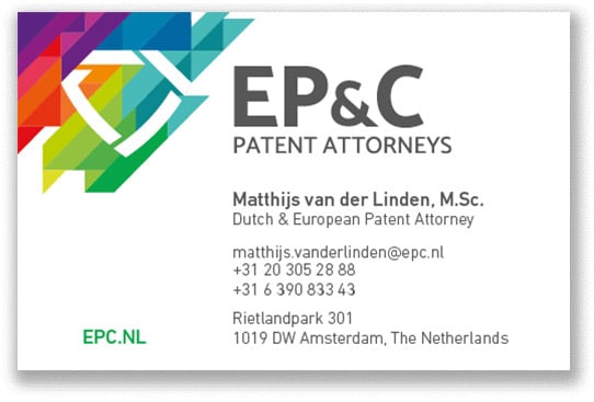 EP_C Visitekaartjes 2018 - Matthijs van der Linden
